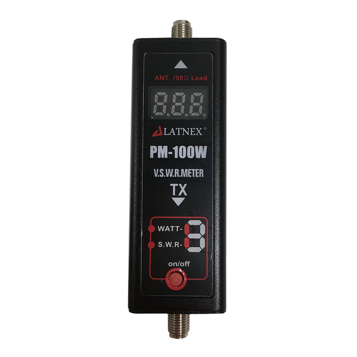 PM-100W 125-525 MHz Mini Digital VHF/UHF Power Meter  SWR Meter — LATNEX